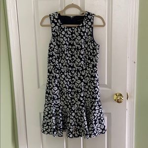 Ruffle Fit -and-Flare Dress